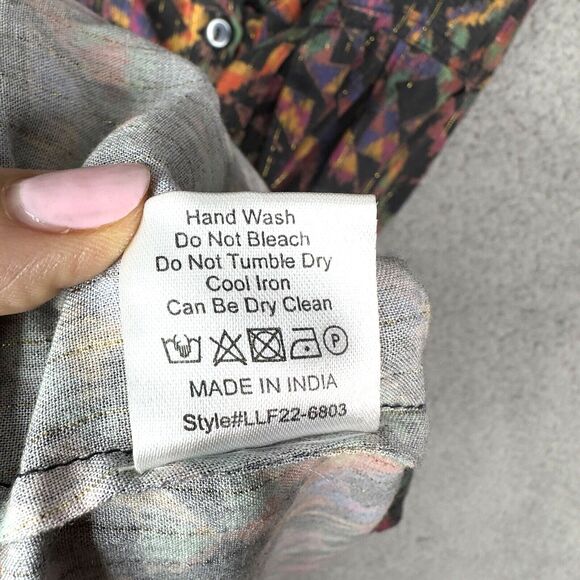 Anthropologie‎ Love The Label Dress XS NWT Boho Fairy Kaleidoscope Midi Cutout - Picture 13 of 14